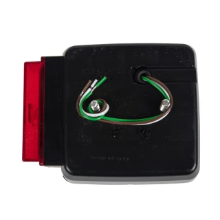Wesbar 4x4 LED Over 80 Inch Trailer Taillight Kit Pair with 25 ft Harness