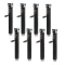 CURT 5K Direct-Weld Square Trailer Jack Bundle with Sidewind Handle – 15" Travel