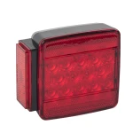 Wesbar LED Submersible Trailer Taillight Kit Pair for Under 80 Inch, 4x4
