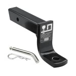 For 2005-2023 Nissan Frontier Trailer Hitch Tow PKG w/ 4-Flat Wiring + Ball Mount w/ 4" Drop + 2-5/16" Ball + Wiring Bracket + Hitch Lock + Hitch Cover By Draw-Tite
