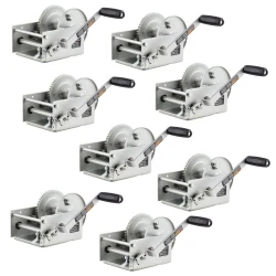 CURT 8x 3.8K Hand Crank Two-Speed Trailer Winch w/ 9.6" Handle