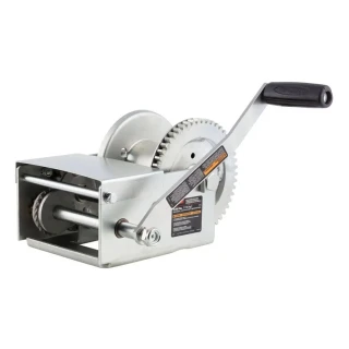 CURT 8-pack 2.5K hand-crank brake winches with 10.6 inch handle, heavy-duty lifting