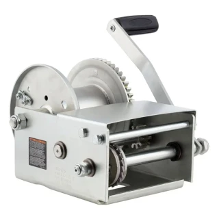 CURT 8-pack 2.5K hand-crank brake winches with 10.6 inch handle, heavy-duty lifting