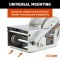 CURT 8-pack 2.5K hand-crank brake winches with 10.6 inch handle, heavy-duty lifting