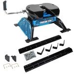 Reese M5 20K Talon Jaw Fifth Wheel Trailer Hitch W/ Rails For 2013-2022 RAM 3500 Base Rail Kit 5th Wheel Brackets Hardware