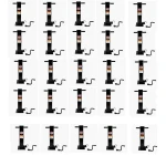 RAM TJD-12000SP-R2 30 pack 12000 lb direct weld heavy duty sidewind trailer jacks with spring return drop leg