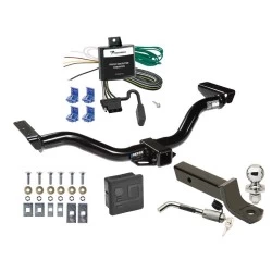 Reese Trailer Tow Hitch For 00-04 Nissan Xterra All Models Deluxe Package Wiring 2" Ball Mount and Lock
