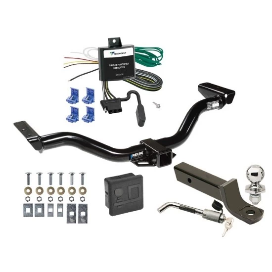 Reese Trailer Tow Hitch For 00-04 Nissan Xterra All Models Deluxe Package Wiring 2" Ball Mount and Lock