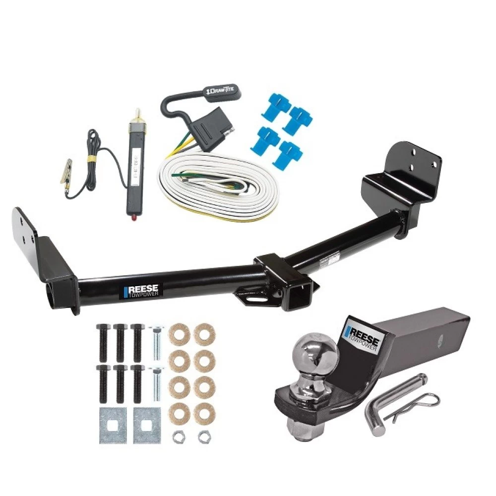 Reese Trailer Tow Hitch For 04-05 Ford Explorer Mercury Mountaineer 05-05 Lincoln Aviator Package w/ Wiring and 2" Ball
