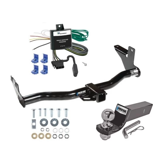 Custom Fit Trailer Hitch Wiring Harness (Requires Splicing) 2" Drop Ball-Mount w/ Pin/Clip 2" Chrome Ball Installation Hardware Installation Instructions 33041 119178 21536 Reese Trailer Tow Hitch 02-03 Isuzu Axiom w/Under Vehicle Spare Complet Reese Trailer Tow Hitch For 02-03 Isuzu Axiom w/Under Vehicle Spare Complete Package w/ Wiring and 2" Ball