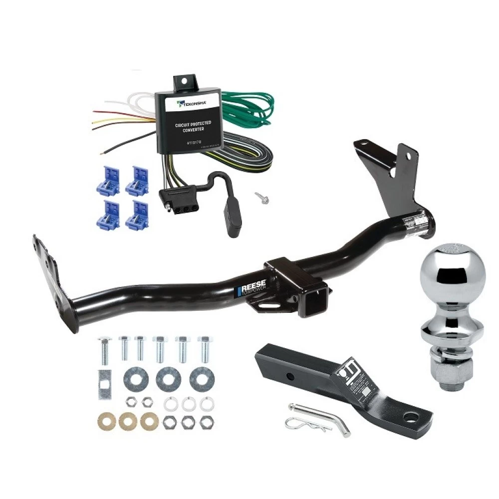 Reese Trailer Tow Hitch For 02-03 Isuzu Axiom w/Under Vehicle Spare Complete Package w/ Wiring and 1-7/8" Ball