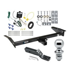 Reese Trailer Tow Hitch For 81-11 Lincoln Town Car 92-11 Ford Crown Victoria Mercury Grand Marquis 03-04 Marauder Complete Package w/ Wiring and 1-7/8" Ball