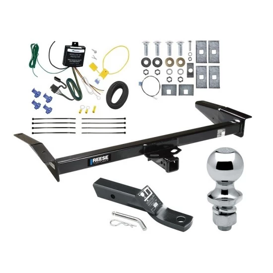 Reese Trailer Tow Hitch For 81-11 Lincoln Town Car 92-11 Ford Crown Victoria Mercury Grand Marquis 03-04 Marauder Complete Package w/ Wiring and 1-7/8" Ball