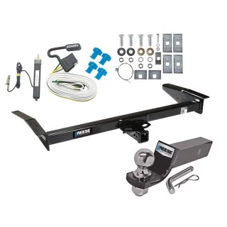 Reese Trailer Tow Hitch For 79-91 Ford Crown Victoria Mercury Grand Marquis 80-83 Lincoln Mark VI Complete Package w/ Wiring and 2" Ball