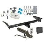Reese Trailer Tow Hitch For 79-91 Ford Crown Victoria Mercury Grand Marquis 80-83 Lincoln Mark VI Deluxe Package Wiring 2" Ball Mount and Lock