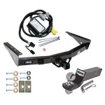Reese Trailer Tow Hitch For 01-02 Toyota Tundra All, Incl factory towable bumper Complete Package w/ Wiring and 2" Ball