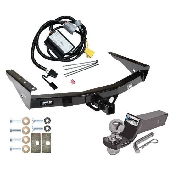 Reese Trailer Tow Hitch For 01-02 Toyota Tundra All, Incl factory towable bumper Complete Package w/ Wiring and 2" Ball