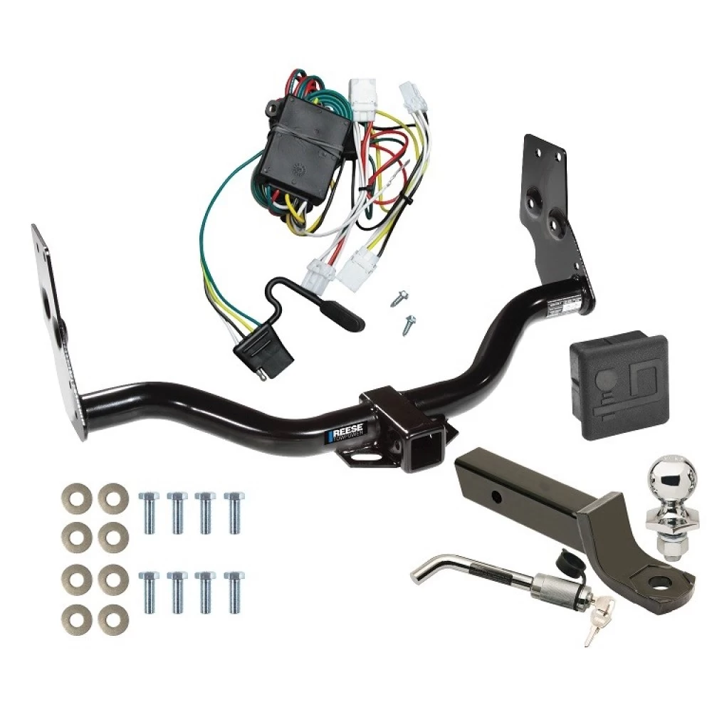 Reese Trailer Tow Hitch For 96-04 Nissan Pathfinder 97-03 INFINITI QX4 Deluxe Package Wiring 2" Ball Mount and Lock
