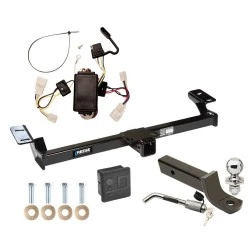 Reese Trailer Tow Hitch For 96-00 Toyota RAV4 All Models Deluxe Package Wiring 2" Ball Mount and Lock