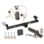 Custom Fit Trailer Hitch Wiring Harness (Plug & Play) 2" Drop Ball-Mount w/ Locking Pin/Clip 2" Chrome Ball Rubber Hitch Plug Cover Installation Hardware Installation Instructions 33060 118389 7005111 7010 Reese Trailer Tow Hitch 01-05 Toyo Reese Trailer Tow Hitch For 01-05 Toyota RAV4 Deluxe Package Wiring 2" Ball Mount and Lock