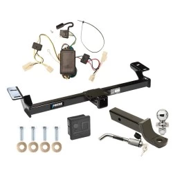 Reese Trailer Tow Hitch For 01-05 Toyota RAV4 All Models Deluxe Package Wiring 2" Ball Mount and Lock