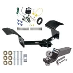 Reese Trailer Tow Hitch For 04-09 Cadillac SRX All Models Complete Package w/ Wiring and 2" Ball