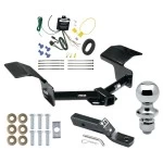 Reese Trailer Tow Hitch For 04-09 Cadillac SRX All Models Complete Package w/ Wiring and 1-7/8" Ball