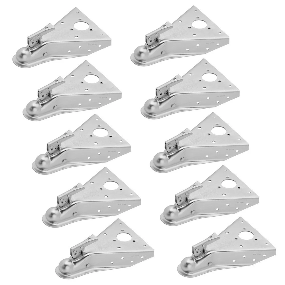 Fulton 5K A-Frame Trailer Coupler for 2 Inch Ball Bolt-On – Bulk 10 Pack