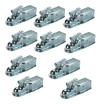 Fulton 5K Fas-Lok Straight Trailer Coupler for 2 Inch Ball and 3 Inch Channel