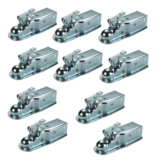 Fulton 5K Fas-Lok Straight Trailer Coupler for 2 Inch Ball and 3 Inch Channel