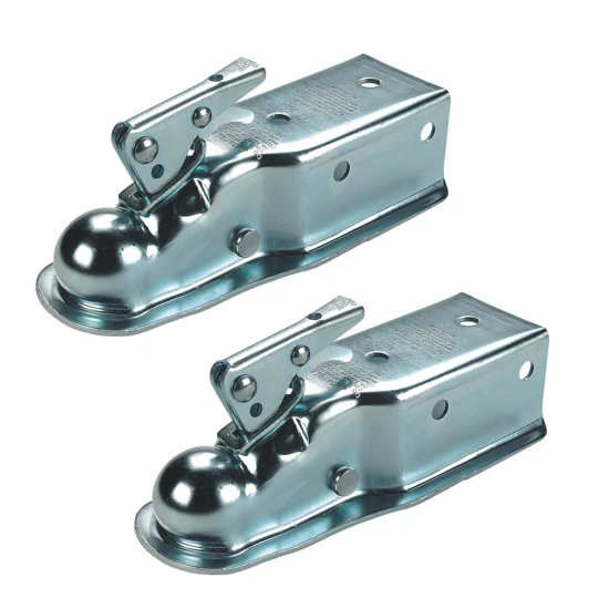 Fulton 5K Fas-Lok Straight Trailer Coupler for 2" Ball and 3" Channel – Bolt-On 5000 lb GTW