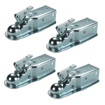 Fulton 5K Fas-Lok Straight Trailer Coupler for 2" Ball 3" Channel Bolt-On Set of 4