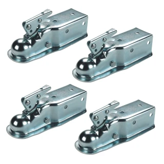 Fulton 5K Fas-Lok Straight Trailer Coupler for 2" Ball 3" Channel Bolt-On Set of 4