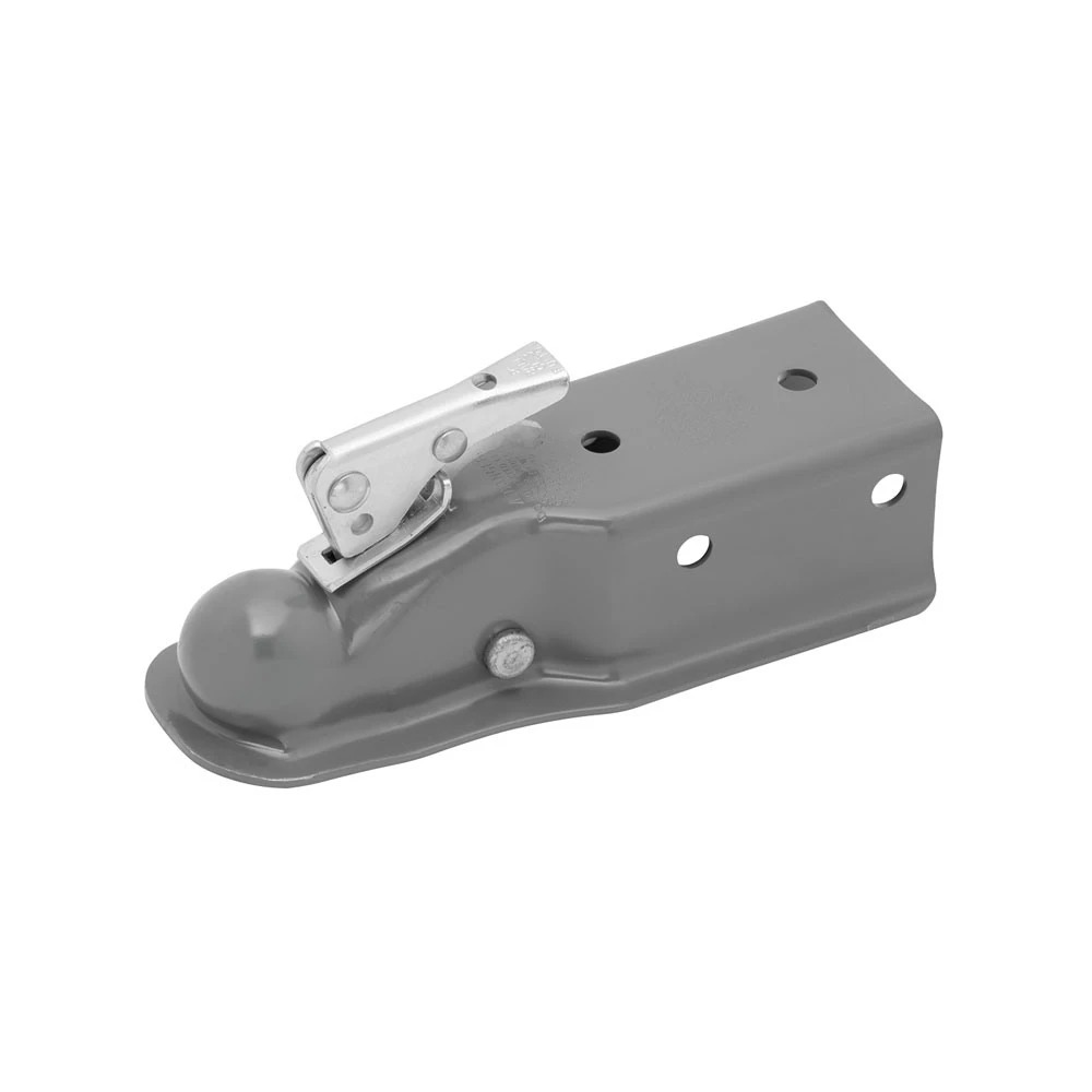 Fulton 5K Fas-Lok Straight Trailer Coupler 2 Inch Ball 3 Inch Channel Bolt-On