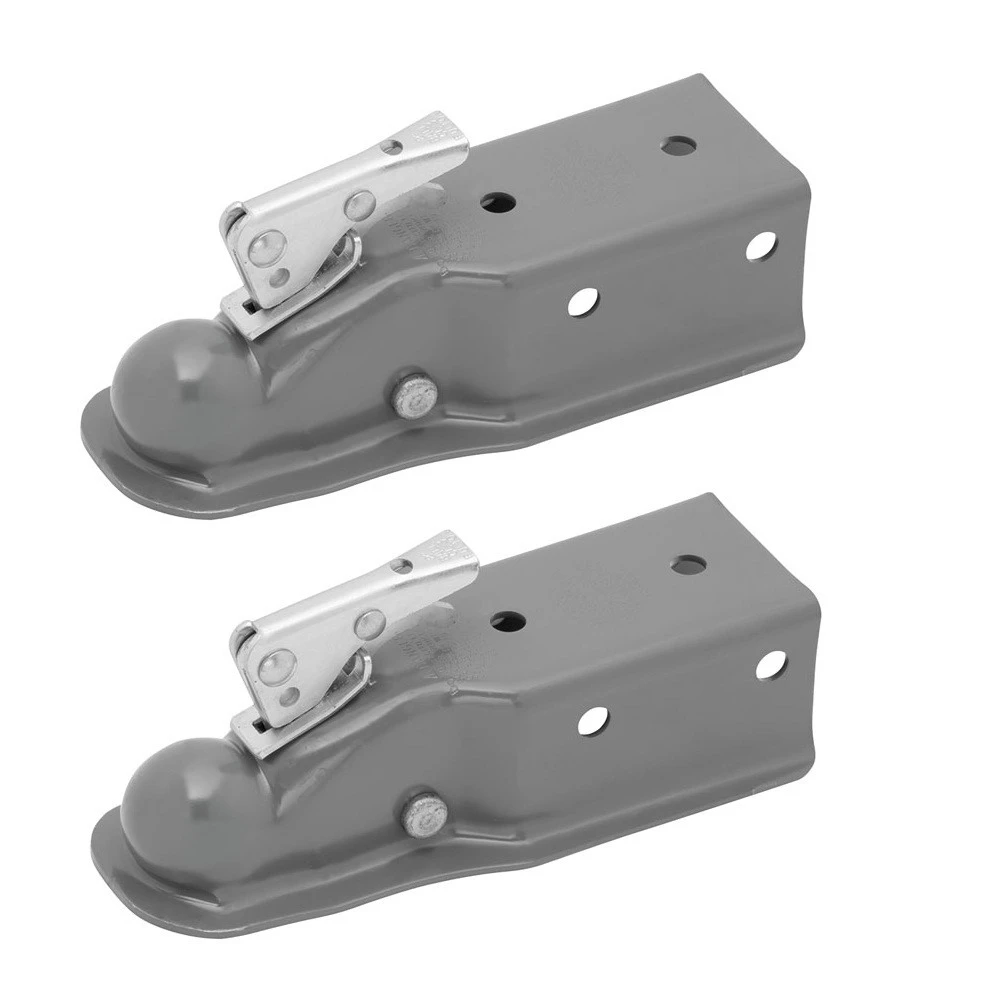 Fulton 5K Fas-Lok Straight Trailer Coupler 2 Inch Ball 3 Inch Channel Bolt-On