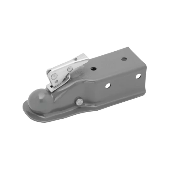 Fulton 5K Fas-Lok Straight Trailer Coupler 2 Inch Ball 3 Inch Channel Bolt-On