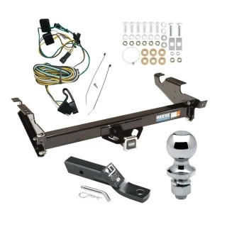 Custom Fit Trailer Hitch Wiring Harness (Plug & Play) 2" Drop Ball-Mount w/ Pin/Clip 1-7/8" Chrome Ball Installation Hardware Installation Instructions 35365 118338 23 63816 Reese Trailer Tow Hitch 87-95 Chevy GMC G10 G20 G30 G1500 G2500 G3 Reese Trailer Tow Hitch For 87-95 Chevy GMC G10 G20 G30 G1500 G2500 G3500 Complete Package w/ Wiring and 1-7/8" Ball