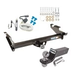 Reese Trailer Tow Hitch For 78-96 Chevy GMC G Series Van Full Size Except Step Bumper Complete Package w/ Wiring and 2" Ball