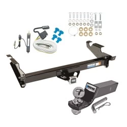 Reese Trailer Tow Hitch For 78-96 Chevy GMC G Series Van Full Size Except Step Bumper Complete Package w/ Wiring and 2" Ball