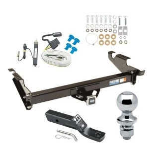 Reese Trailer Tow Hitch For 78-96 Chevy GMC G Series Van Full Size Except Step Bumper Complete Package w/ Wiring and 1-7/8" Ball