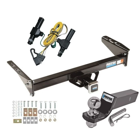 Custom Fit Trailer Hitch Wiring Harness (Plug & Play) 2" Drop Ball-Mount w/ Pin/Clip 2" Chrome Ball Installation Hardware Installation Instructions 36047 118317 21536 Reese Trailer Tow Hitch 87-94 Dodge Dakota Complete Package Wiring and 2& Reese Trailer Tow Hitch For 87-94 Dodge Dakota Complete Package w/ Wiring and 2" Ball