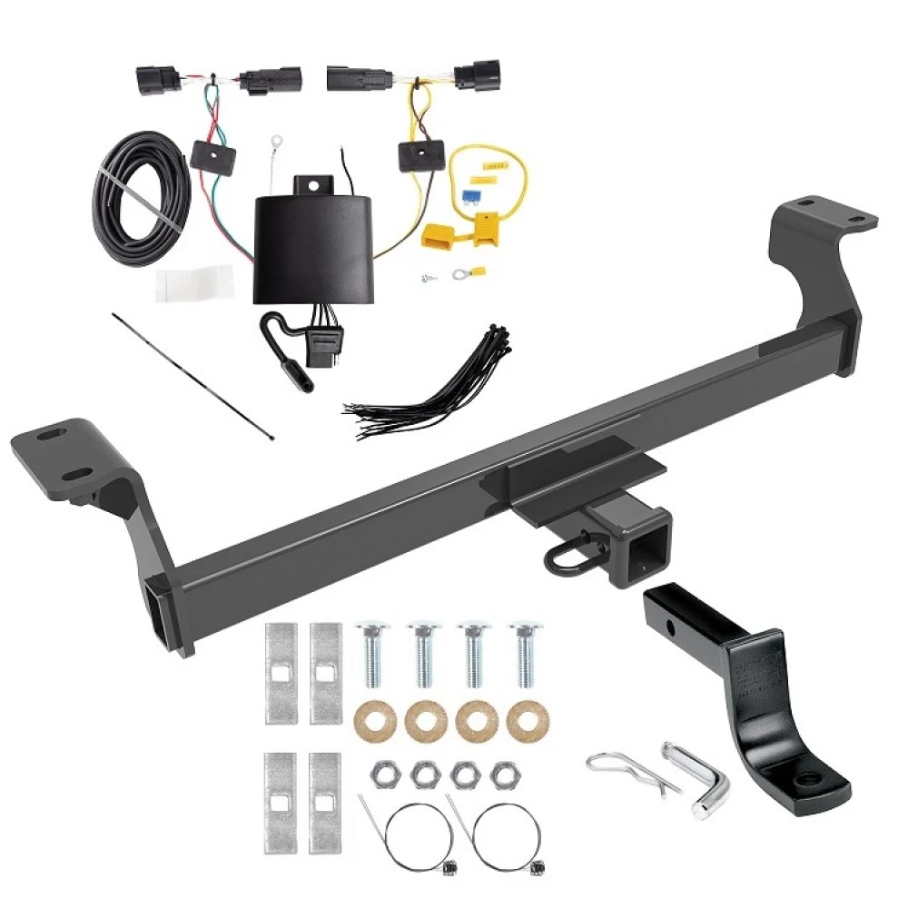Custom Fit Trailer Hitch Wiring Harness (Plug & Play) Installation Hardware Installation Instructions 361100 118816 Draw-Tite Trailer Tow Hitch 20-22 Escape (Except Hybrid) Wiring Harness Kit 20 21 22 2020 2021 2022 Trailer Tow Hitch For 20-24 Ford Escape (Except Hybrid) w/ Wiring Harness Kit