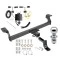 Trailer Tow Hitch For 20-22 Ford Escape Exc PHEV Complete Package w/ Wiring Draw Bar and 1-7/8" Ball