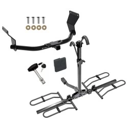 Trailer Tow Hitch For 19-26 Acura RDX Platform Style 2 Bike Rack Hitch Lock and Cover
