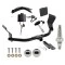 Trailer Tow Hitch For 19-26 Acura RDX w/ +12V Power Provision Ultimate Package w/ Wiring Draw Bar Kit Interchange 2" 1-7/8" Ball Lock and Cover