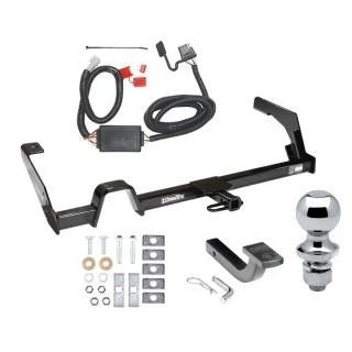 Trailer Tow Hitch For 00-04 Subaru Outback Wagon Exc Sport Complete Package w/ Wiring Draw Bar and 1-7/8" Ball