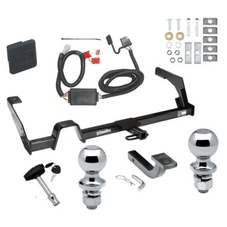 Reese Trailer Tow Hitch For 00-04 Subaru Outback Wagon Exc Sport Deluxe Package Wiring 2" and 1-7/8" Ball and Lock