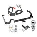 Reese Trailer Tow Hitch For 00-04 Subaru Outback Wagon Exc Sport Complete Package w/ Wiring Draw Bar Kit and 2" Ball