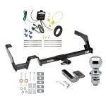 Reese Trailer Tow Hitch For 00-04 Subaru Legacy Sedan and Wagon Complete Package w/ Wiring Draw Bar and 1-7/8" Ball