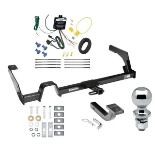 Trailer Tow Hitch For 00-04 Subaru Legacy Sedan and Wagon Complete Package w/ Wiring Draw Bar Kit and 2" Ball